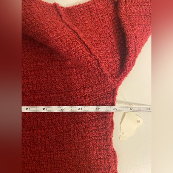 ALTAR’D STATE Red Oversized Flowy Knit Sweater NEW - Picture 6 of 8